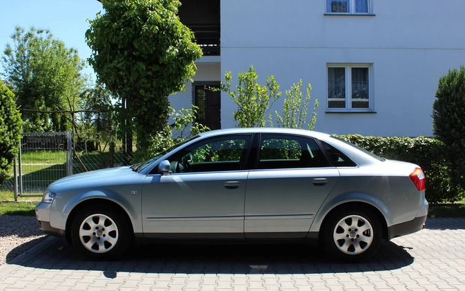 Audi A4 cena 12900 przebieg: 151427, rok produkcji 2003 z Jedwabne małe 121